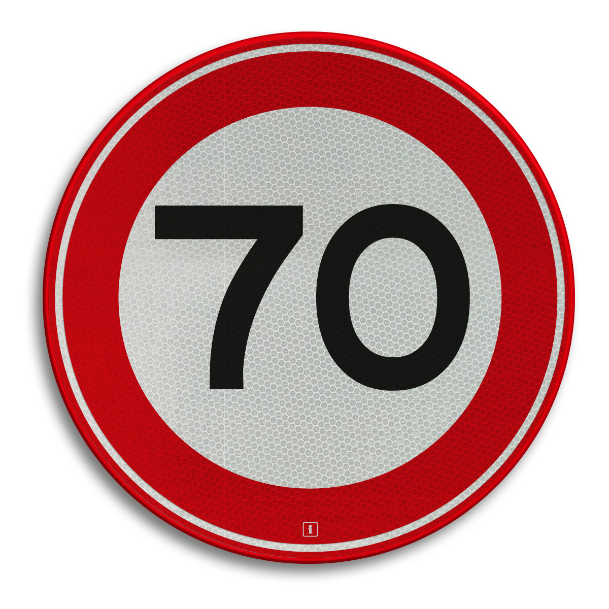 Verkeersbord A01 070 Maximum Snelheid 70 Km h Snelheid verkeersbord-a01-070-maximum-snelheid-70-km-h-snelheid