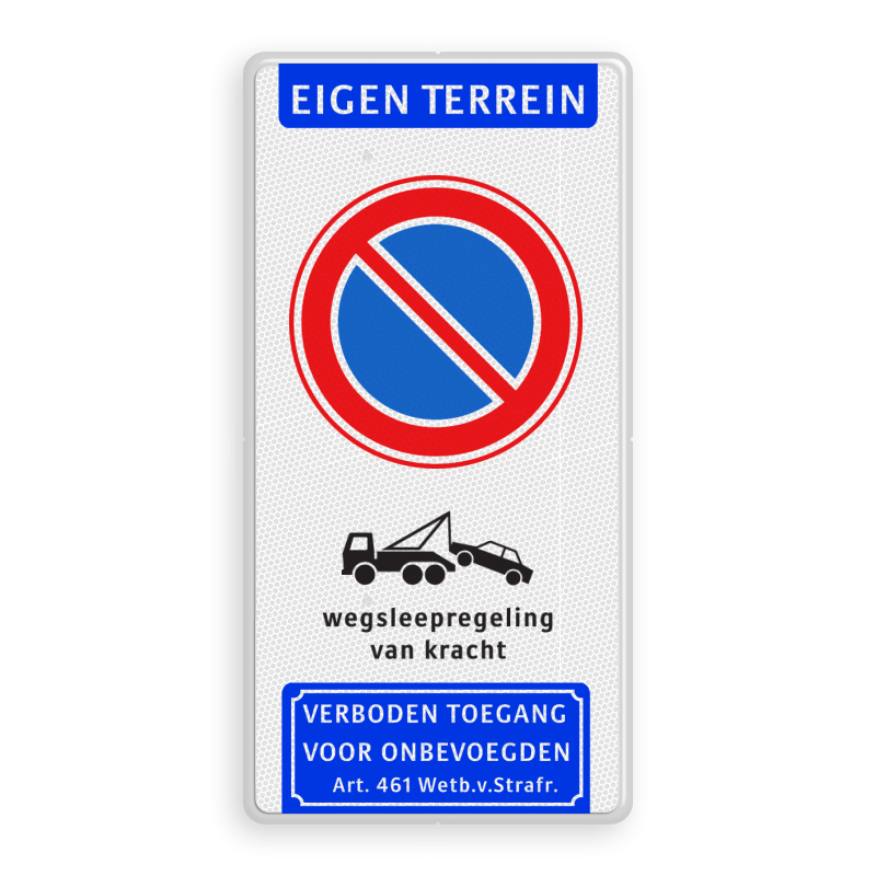 Bestel hier jouw eigen terrein borden